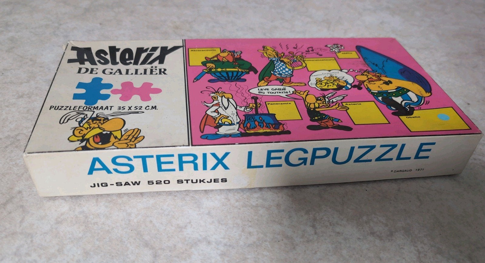 Asterix de Galliër legpuzzel 520 stukjes, Ophalen of Verzenden, Asterix en Obelix, Gebruikt