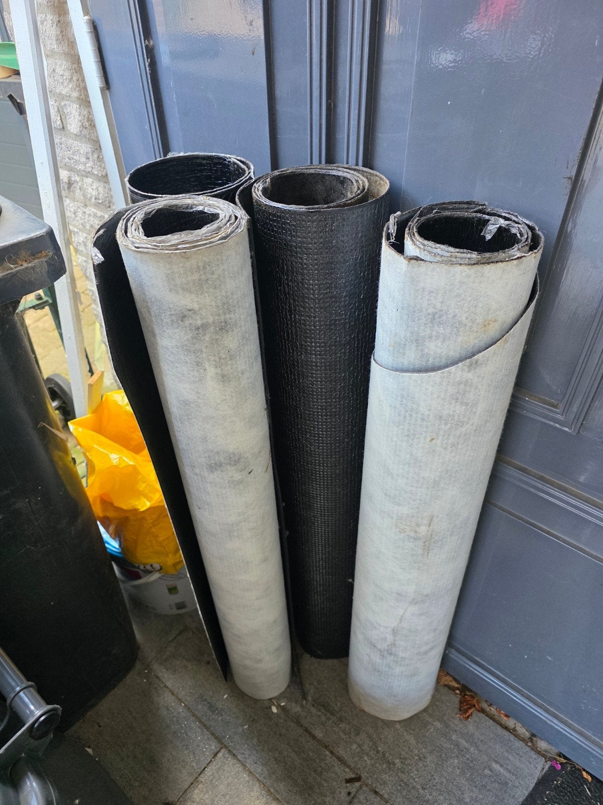 Diverse dakbedekking materialen en toebehoren, Ophalen, Overige materialen, Gebruikt, Zwart