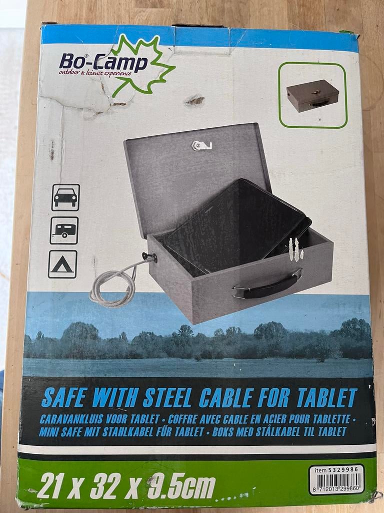 Bo-Camp caravan kluis voor tablet, Ophalen of Verzenden, Nieuw