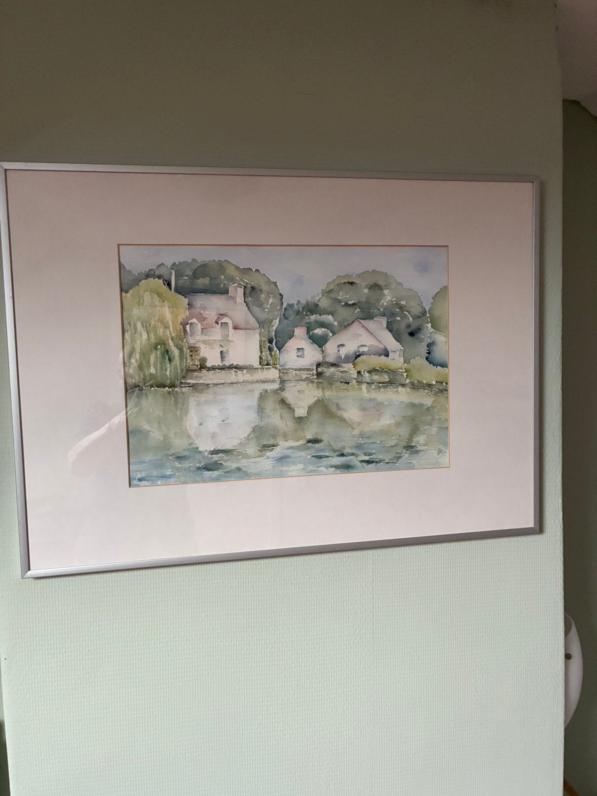 Mooie aquarel 50x70cm, Ophalen