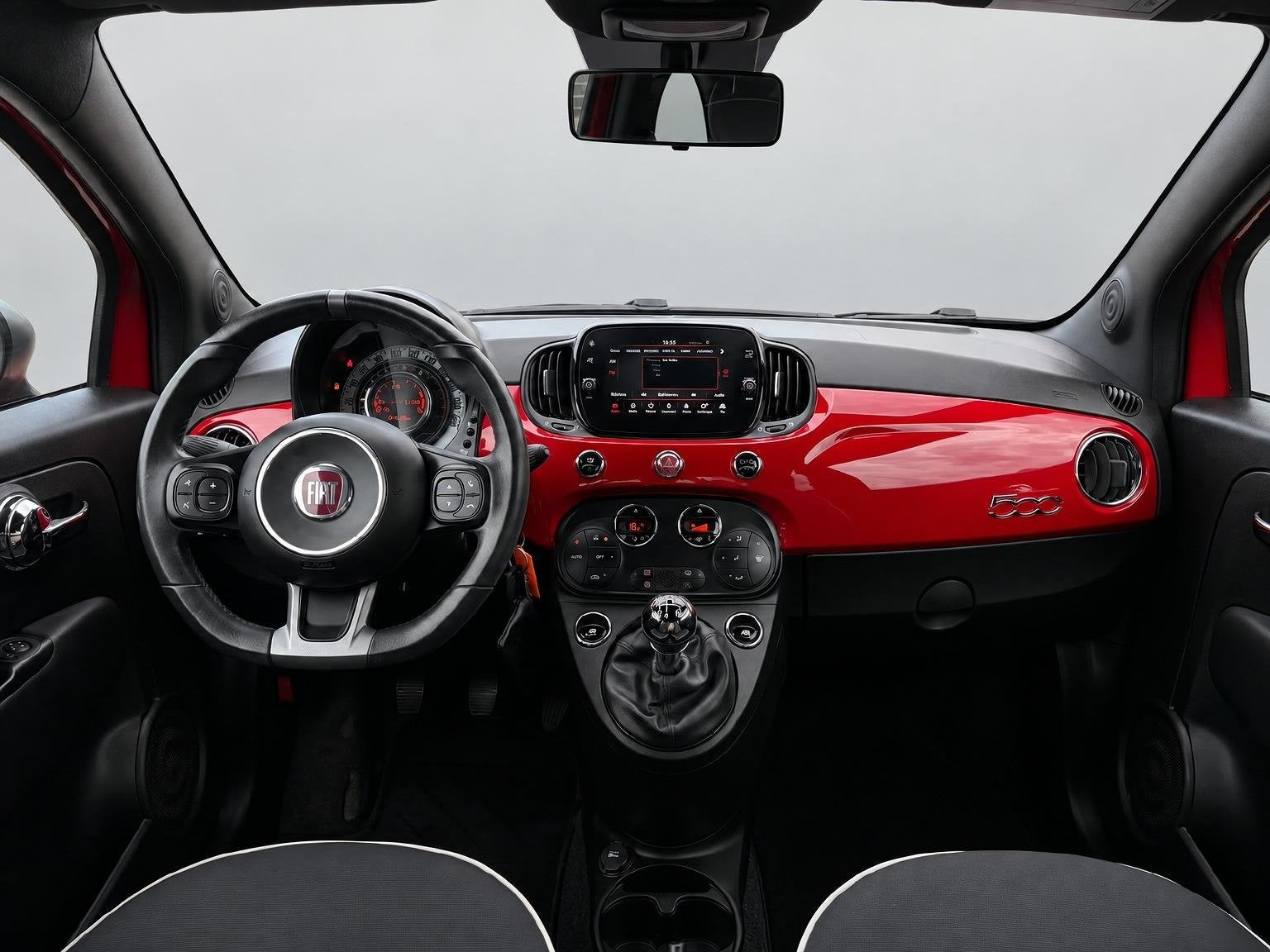 Fiat 500 1.2 Lounge Cruise ECC, Auto's, Voorwielaandrijving, Stof, Gebruikt, 4 cilinders