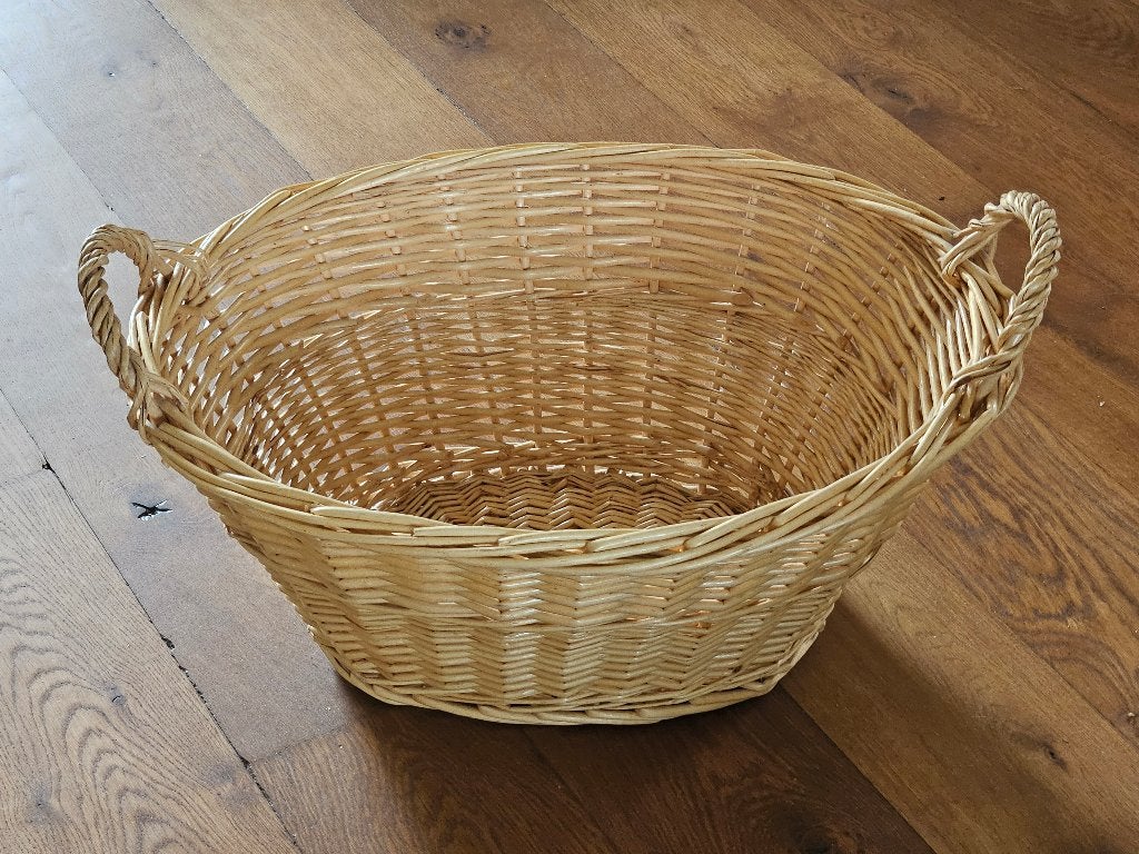 Rieten mand, Antiek en Kunst, Curiosa en Brocante, Ophalen of Verzenden
