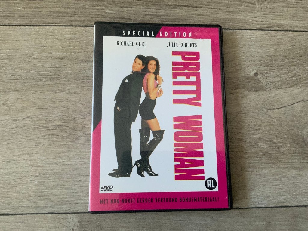 DVD - Pretty Woman - Richard Gere & Julia Roberts, Alle leeftijden, Ophalen of Verzenden, Zo goed als nieuw, Romantische komedie