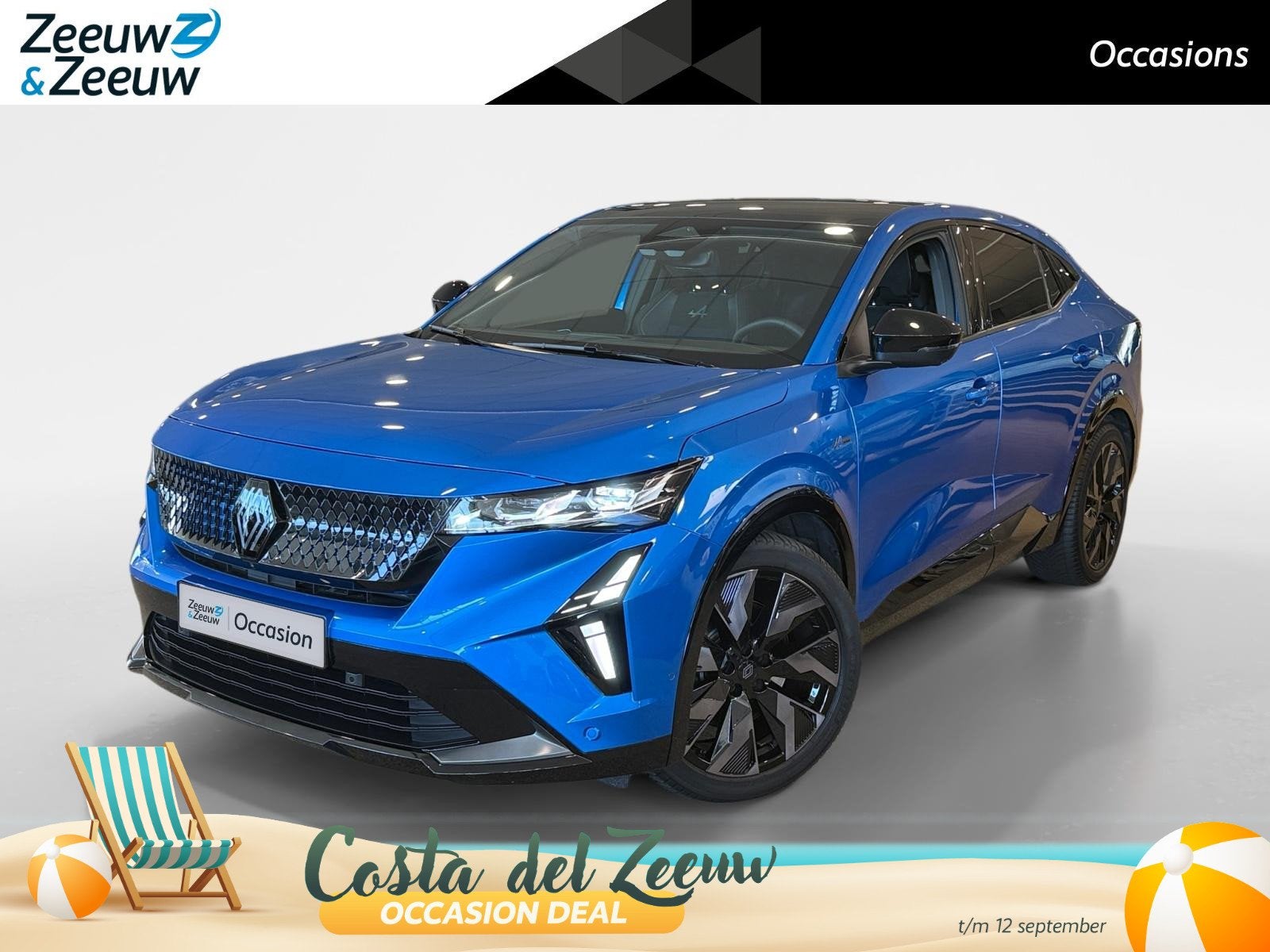 Renault Rafale 1.2 E-Tech full hybrid 200 esprit Alpine *Pan, Auto's, Renault, 12 maanden, Gebruikt, 1199 cc, Blauw
