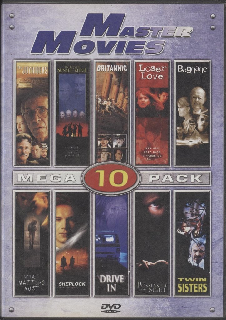 47) Master Movie 2, 10 films/5 disc: titels in beschrijving, Vanaf 16 jaar, Ophalen of Verzenden, Gebruikt, Actie