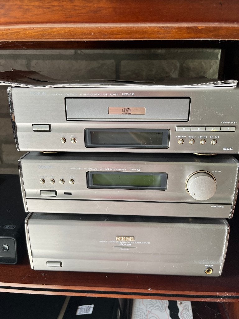 Denon UPO-250 Personal Component System met speakers, Audio, Tv en Foto, Ophalen, Gebruikt, Denon, Cd-speler