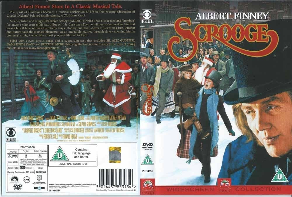 Scrooge 1970 DVD met Albert Finney, Alec Guinness, Alle leeftijden, Ophalen of Verzenden, Zo goed als nieuw, Actie en Avontuur
