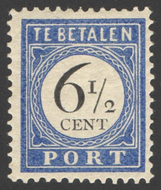 Nederland Port 20 ongebruikt 1907, Postzegels en Munten, Postzegels | Nederland, Ophalen of Verzenden, T/m 1940, Postfris