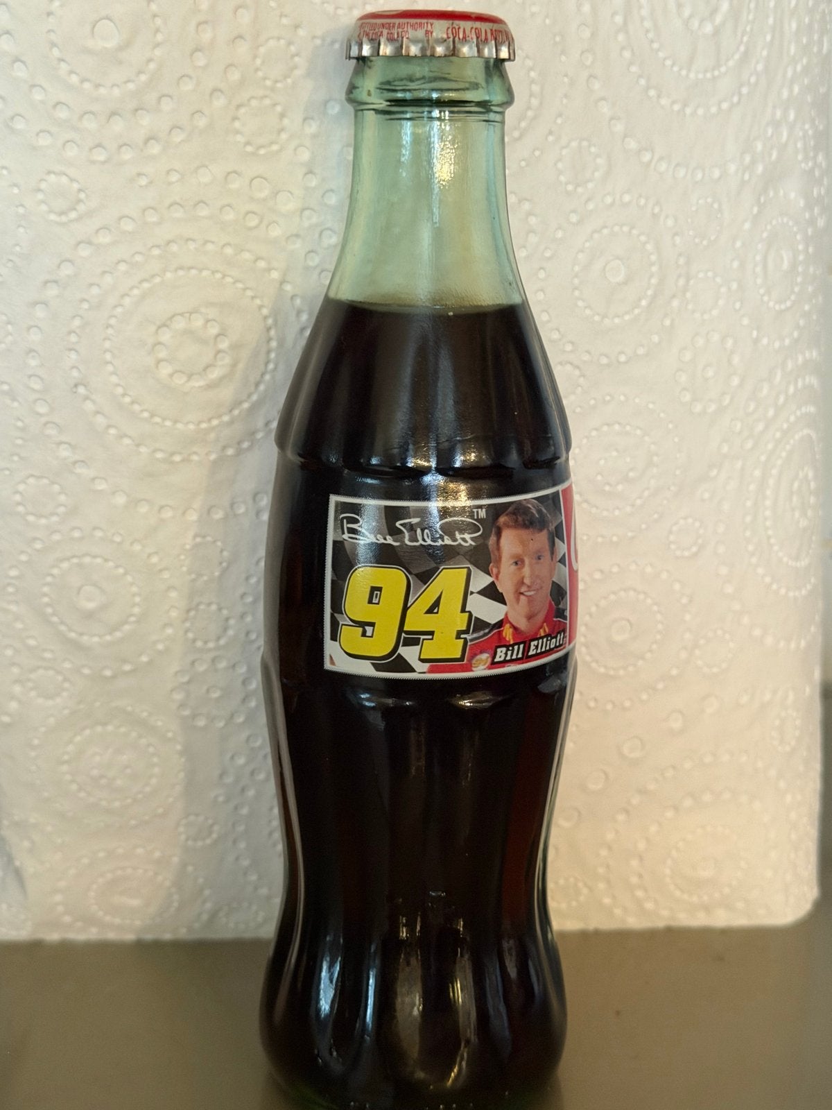 Vintage Coca-Cola fles Bill Elliott 94 NASCAR, Verzamelen, Ophalen of Verzenden, Gebruikt, Gebruiksvoorwerp