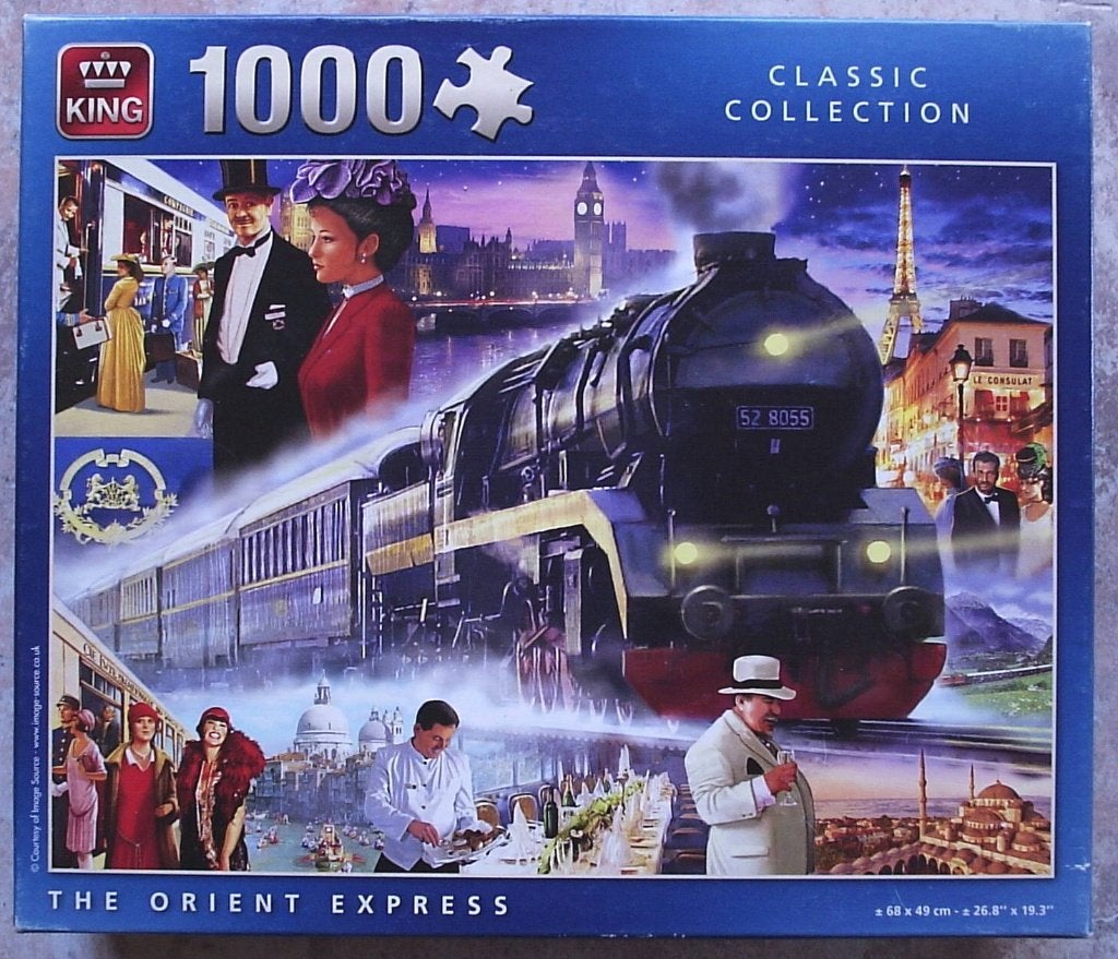 Legpuzzel King - The Orient Express, Verzenden, 500 t/m 1500 stukjes, Zo goed als nieuw, Legpuzzel