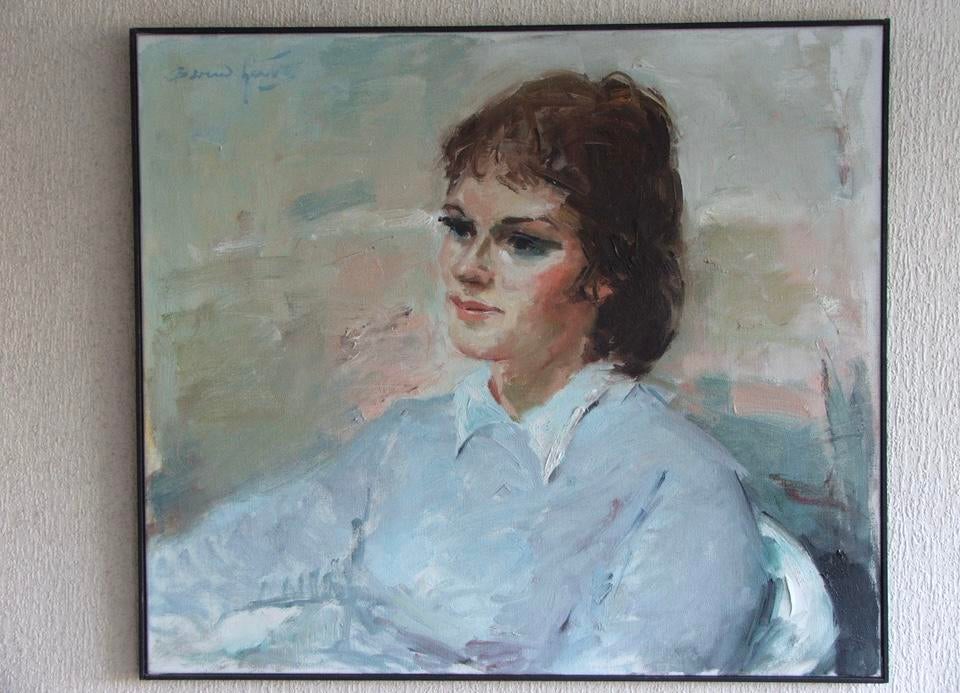 Bernard Lutz schilderij “Barbara”, Antiek en Kunst, Kunst | Schilderijen | Klassiek, Ophalen