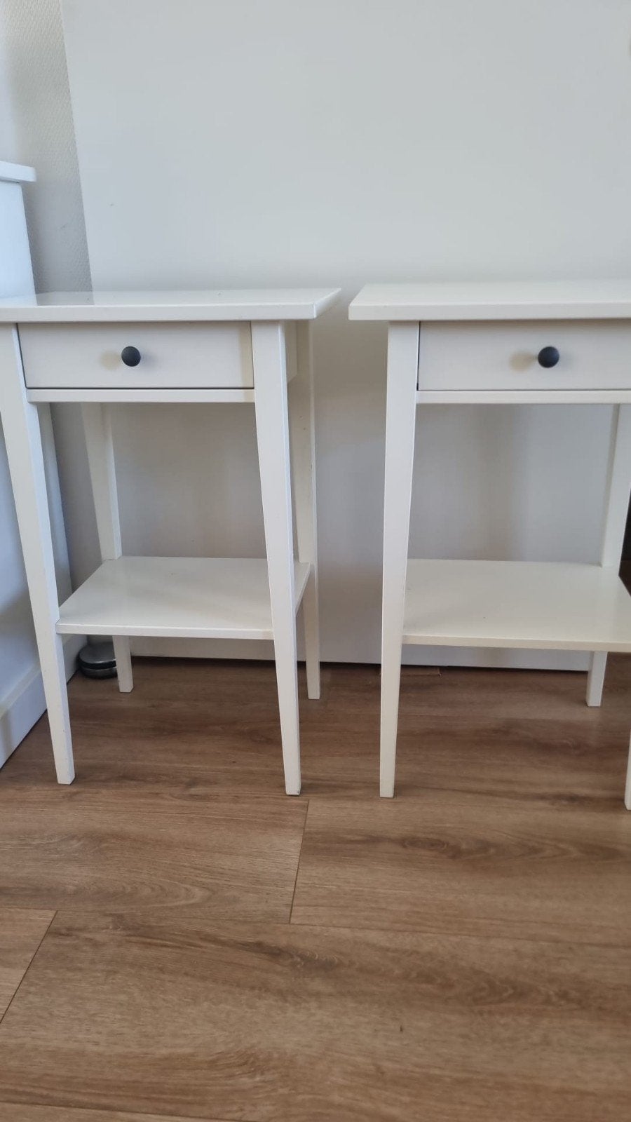2 nachtkastjes Ikea, Huis en Inrichting, Slaapkamer | Nachtkastjes, Ophalen, Gebruikt, Minder dan 45 cm