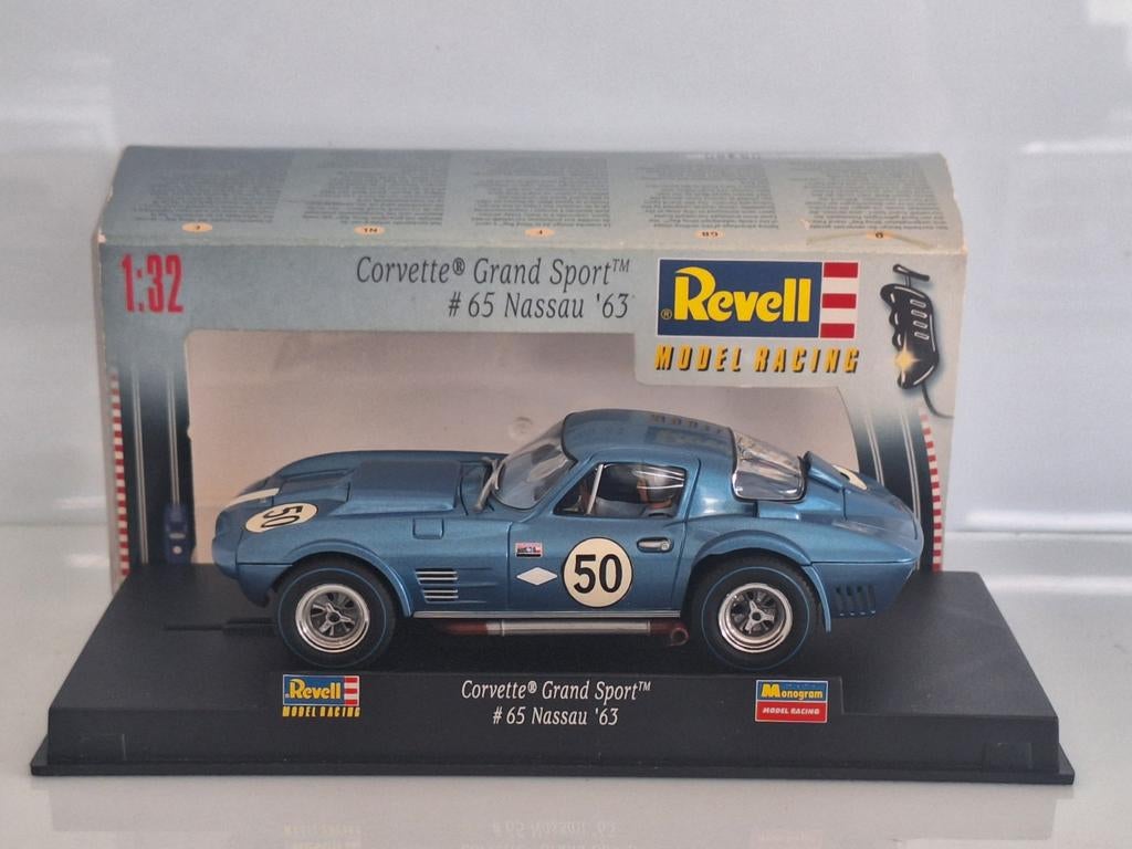 Revell 1:32 Corvette Grand Sport #65 Nassau 63 Ref Nr 08360, Overige merken, Racebaan, Revell, Ophalen of Verzenden