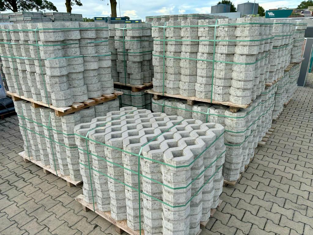 Grasbetontegels A-keus, Nieuw, Ophalen of Verzenden, 10 m² of meer, Beton