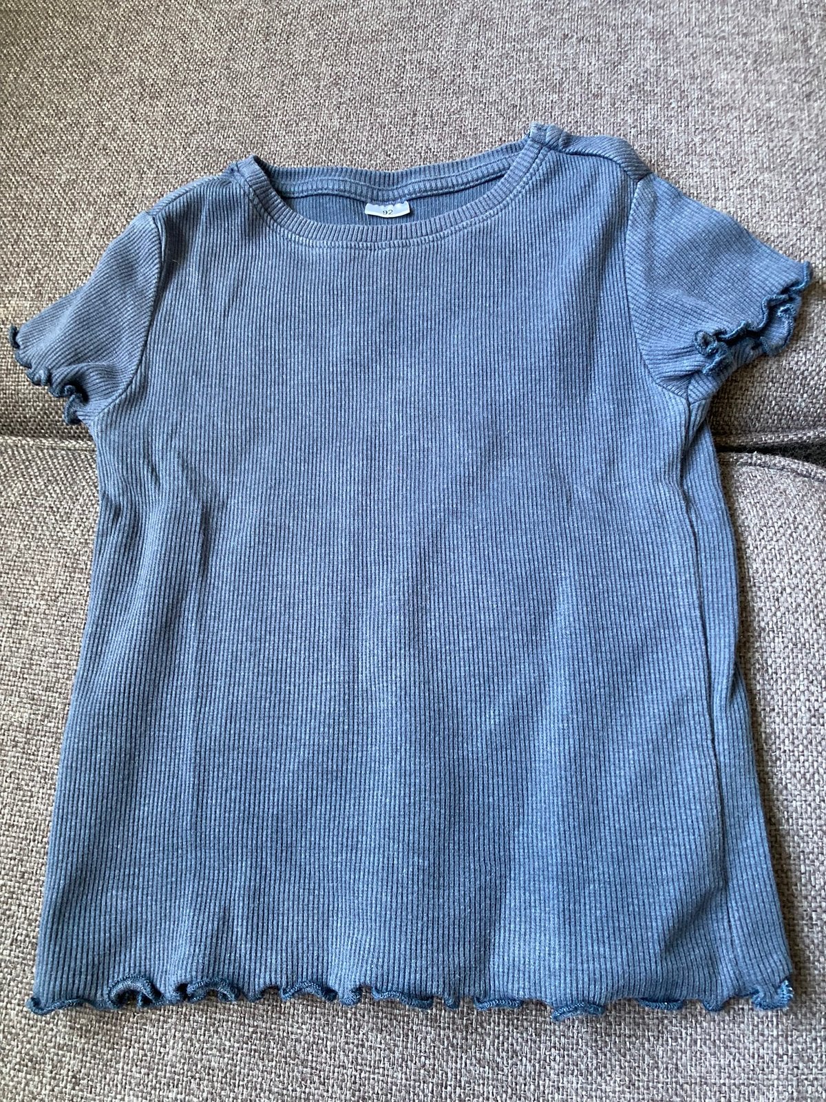 Effen blauw t shirt maat 92, Ophalen of Verzenden, Gebruikt, Jongen of Meisje, Shirt of Longsleeve
