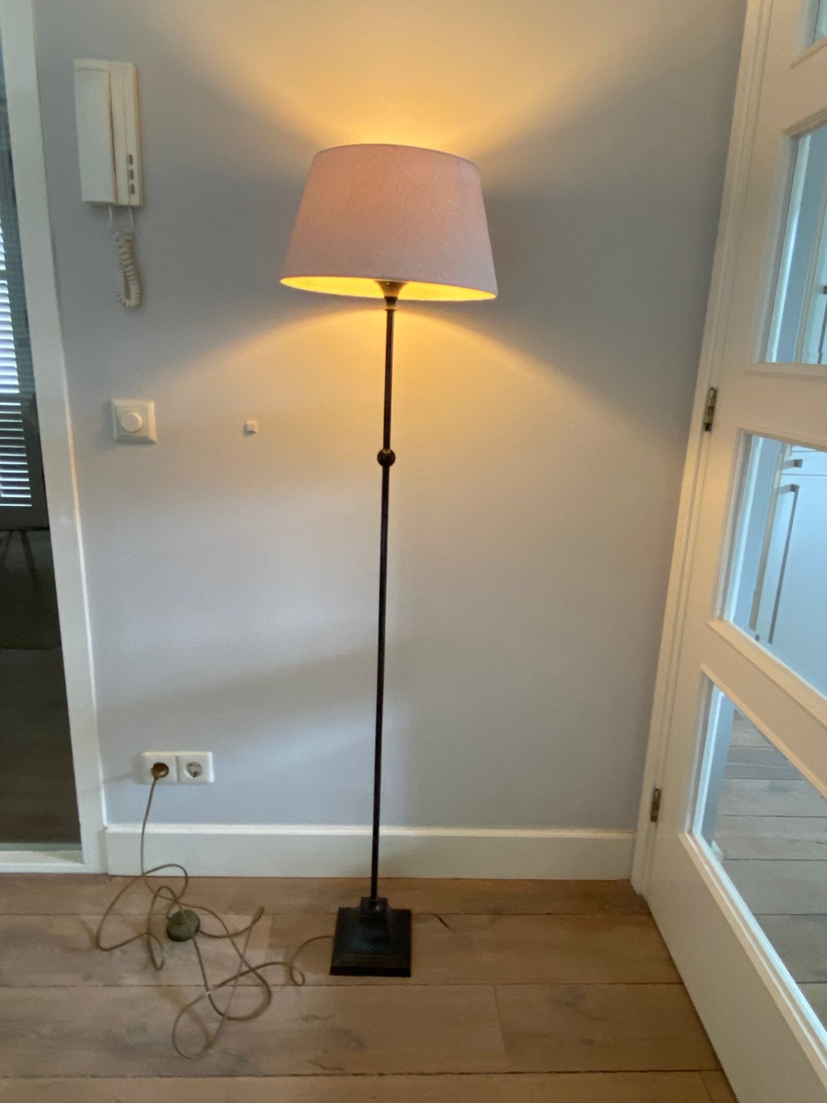 Schemerlamp landelijke stijl 146 cm, Huis en Inrichting, Ophalen, 100 tot 150 cm