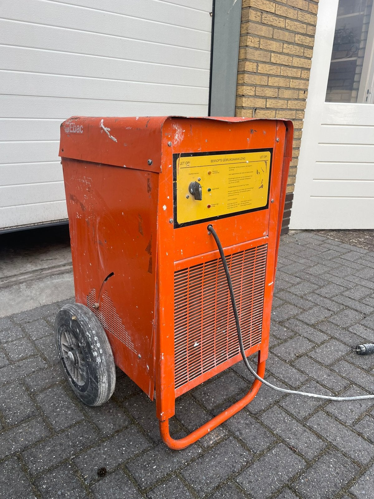 Bouwdoger Ebac MK11, Ophalen of Verzenden, Zo goed als nieuw, Ventilator