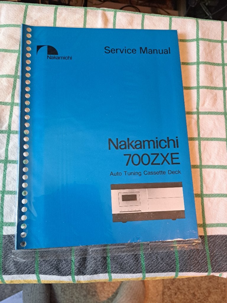 Te koop : Service Manuel Nakamichi 700ZXE deck, Audio, Tv en Foto, Cassettedecks, Ophalen of Verzenden, Overige merken