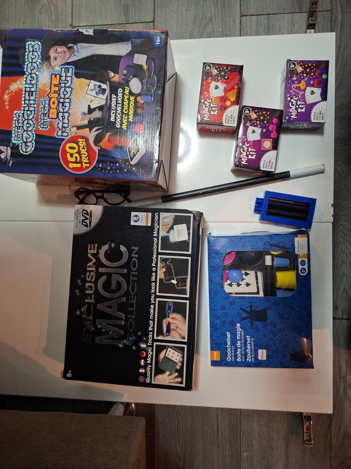 Grote Magische Goocheldoos Collectie - Diverse Sets, Ophalen of Verzenden, Gebruikt, Jongen of Meisje