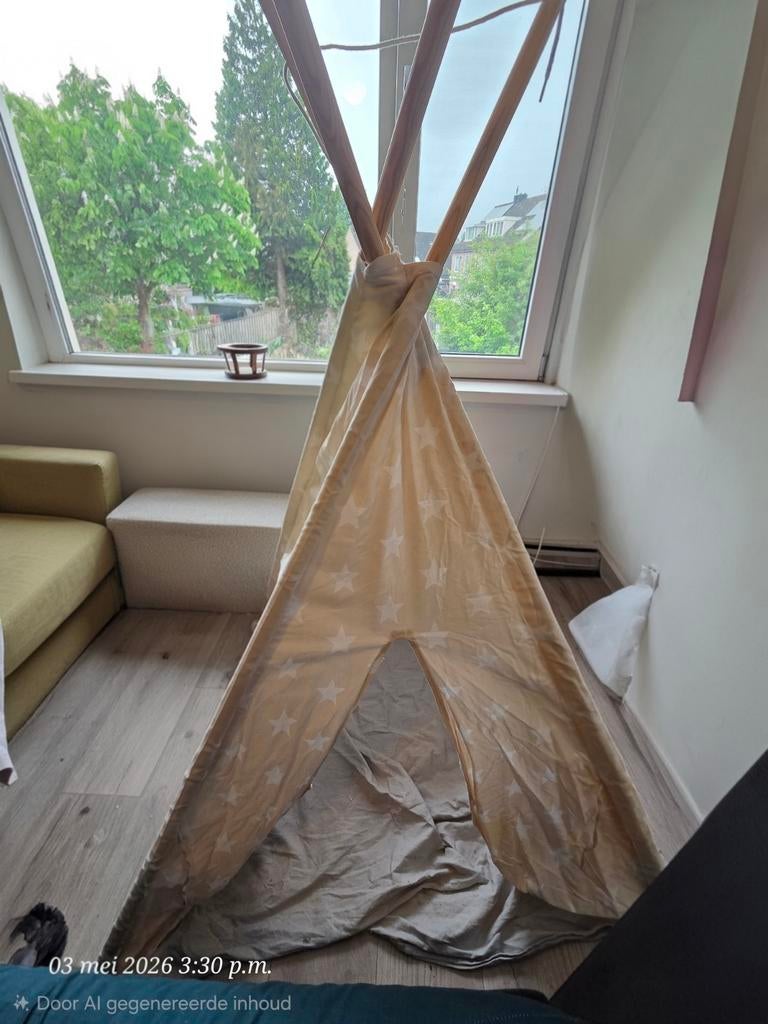 Leuke speeltent/tipi voor kinderen met sterrenprint, Kinderen en Baby's, Speelgoed | Speeltenten, Gebruikt, Ophalen of Verzenden