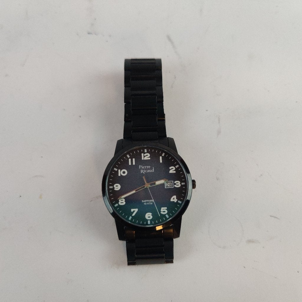Pierre Ricaud Classic watch zwart || Nu voor maar € 49.99, Gebruikt, Zwart, Ophalen of Verzenden, X