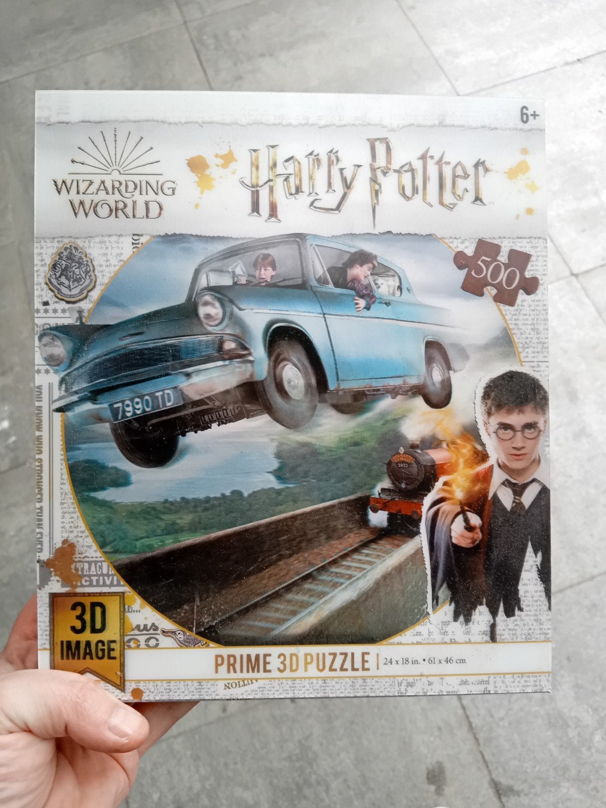 Harry Potter 3D Puzzel - Vliegende Auto 500 Stukjes, Ophalen, 500 t/m 1500 stukjes, Gebruikt, Rubik's of 3D-puzzel