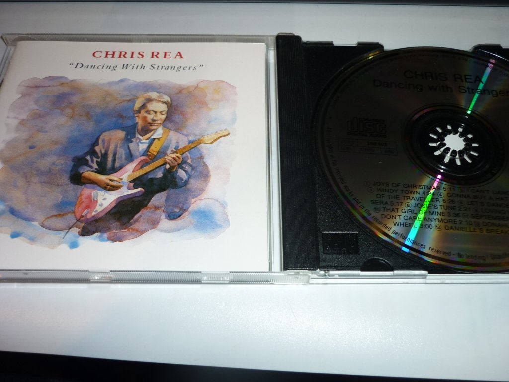 Chris Rea de cd dancing with strangers, Verzenden, Zo goed als nieuw, Poprock