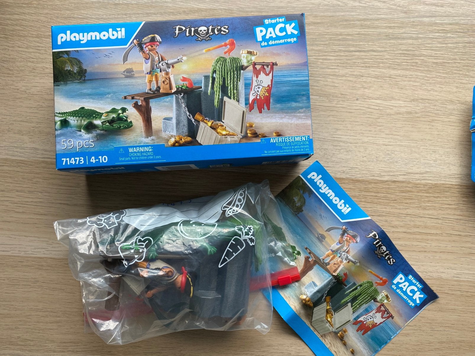 Playmobil 71473 piraat met krokodil, Kinderen en Baby's, Ophalen, Zo goed als nieuw
