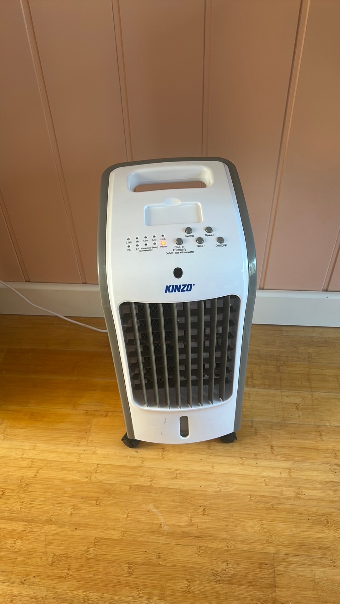 Kinzo aircooler, Ophalen, Minder dan 60 m³, Ventileren, 3 snelheden of meer