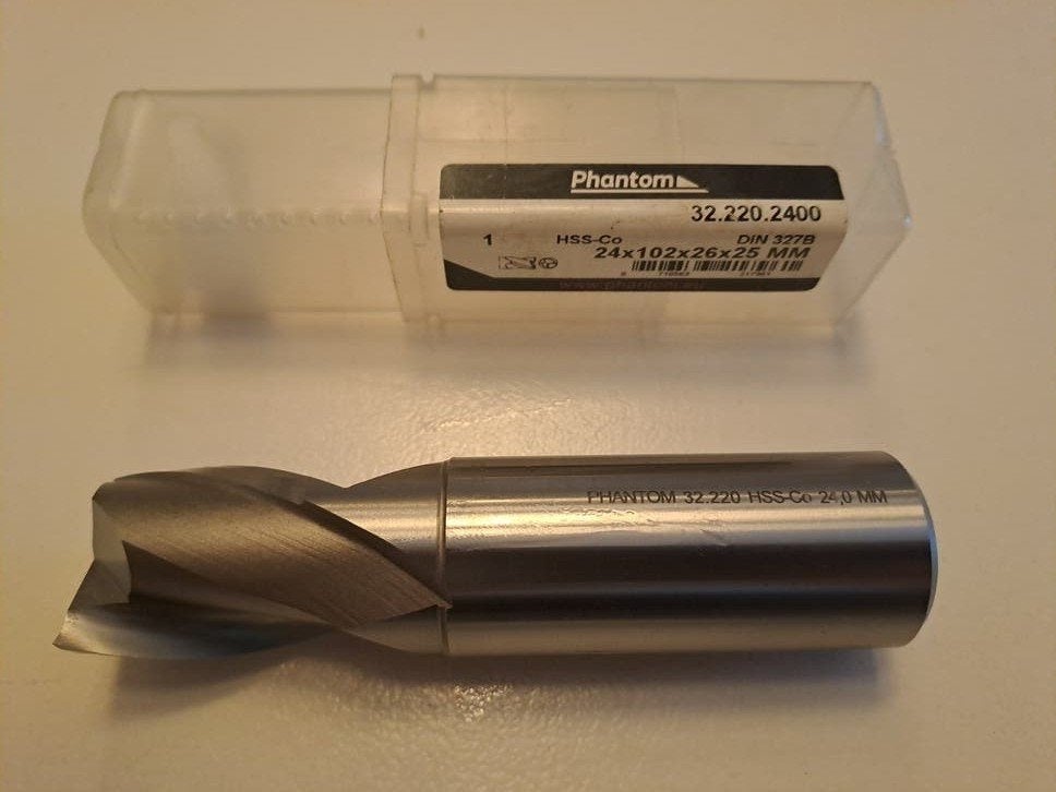Nieuwe Phantom HSS-Co Frees 24x102x26x25 MM DIN 327B, Ophalen of Verzenden, Nieuw, Overige soorten, Phantom