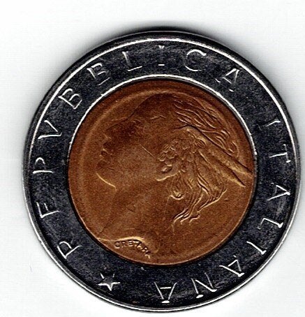 23-2131 Italie 500 lire 1993, Ophalen of Verzenden, Italië, Losse munt