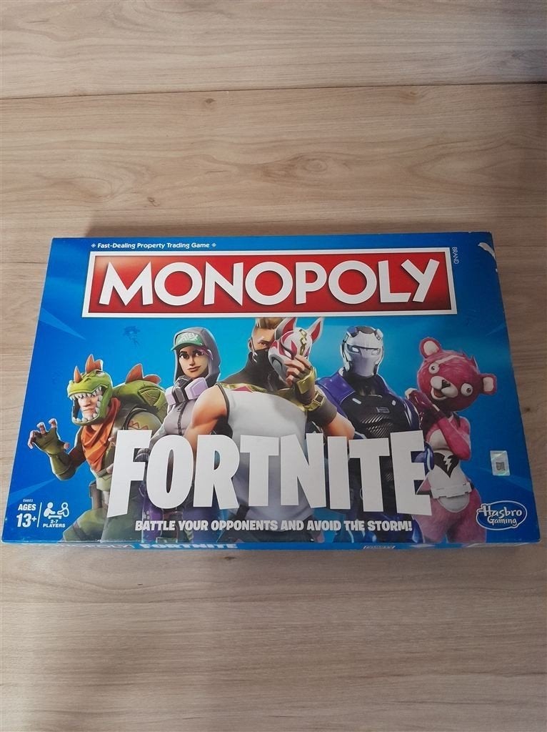 Monopoly fortnite gezelschapsspel [s1018], Verzenden, Zo goed als nieuw