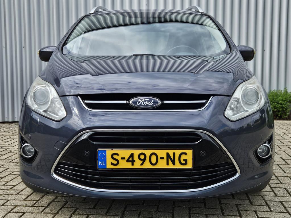Ford Grand C-Max 1.6 Titanium /Stoelverwarming/Sony/Xenon!, Voorwielaandrijving, Stof, Gebruikt, Zwart