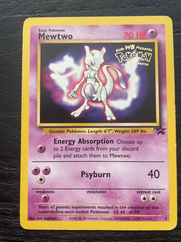 Mewtwo #3, Ophalen of Verzenden, Zo goed als nieuw, Losse kaart