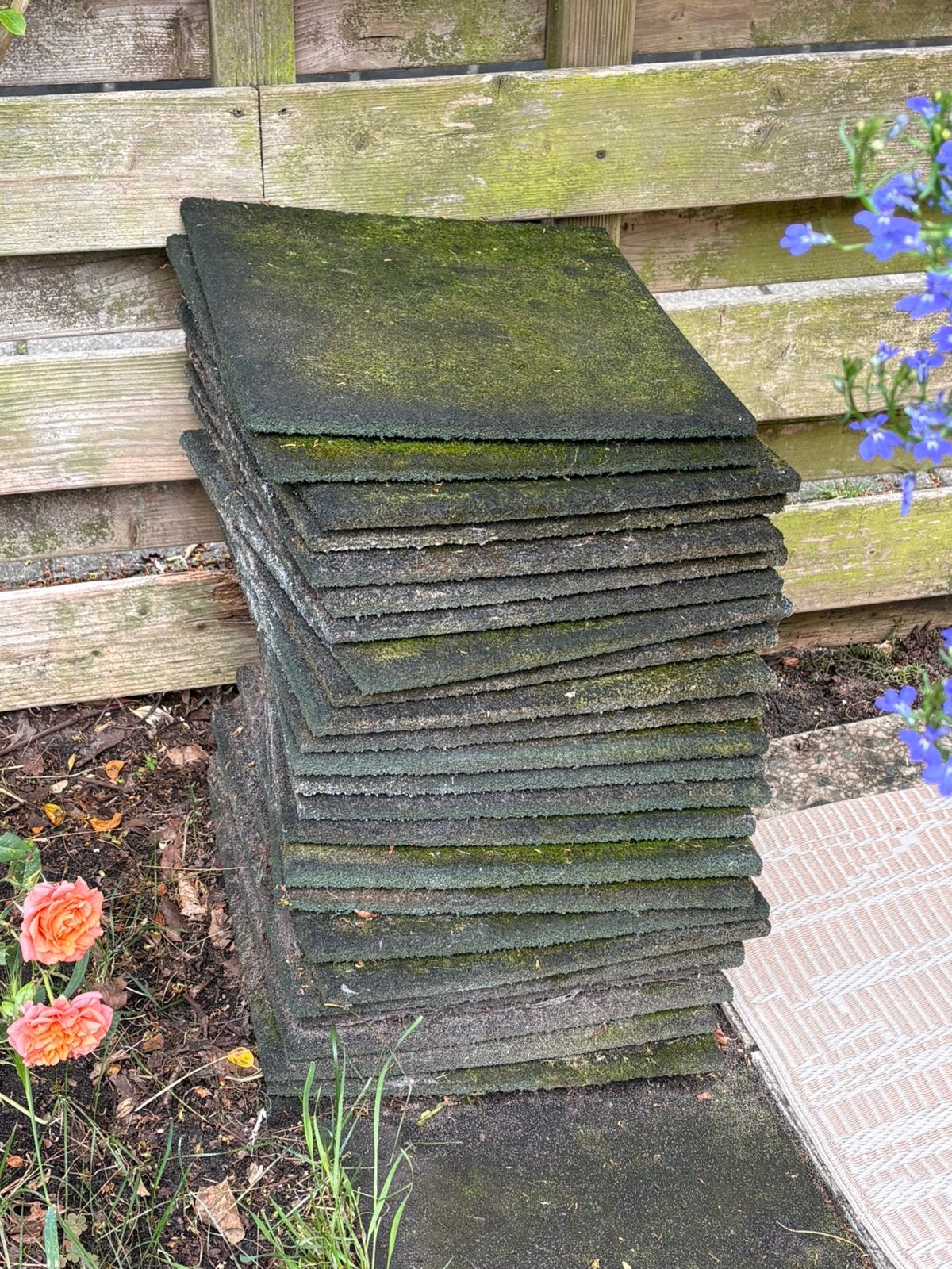 Speeltegels, 24 stuks, Tuin en Terras, Ophalen, Gebruikt, Overige materialen