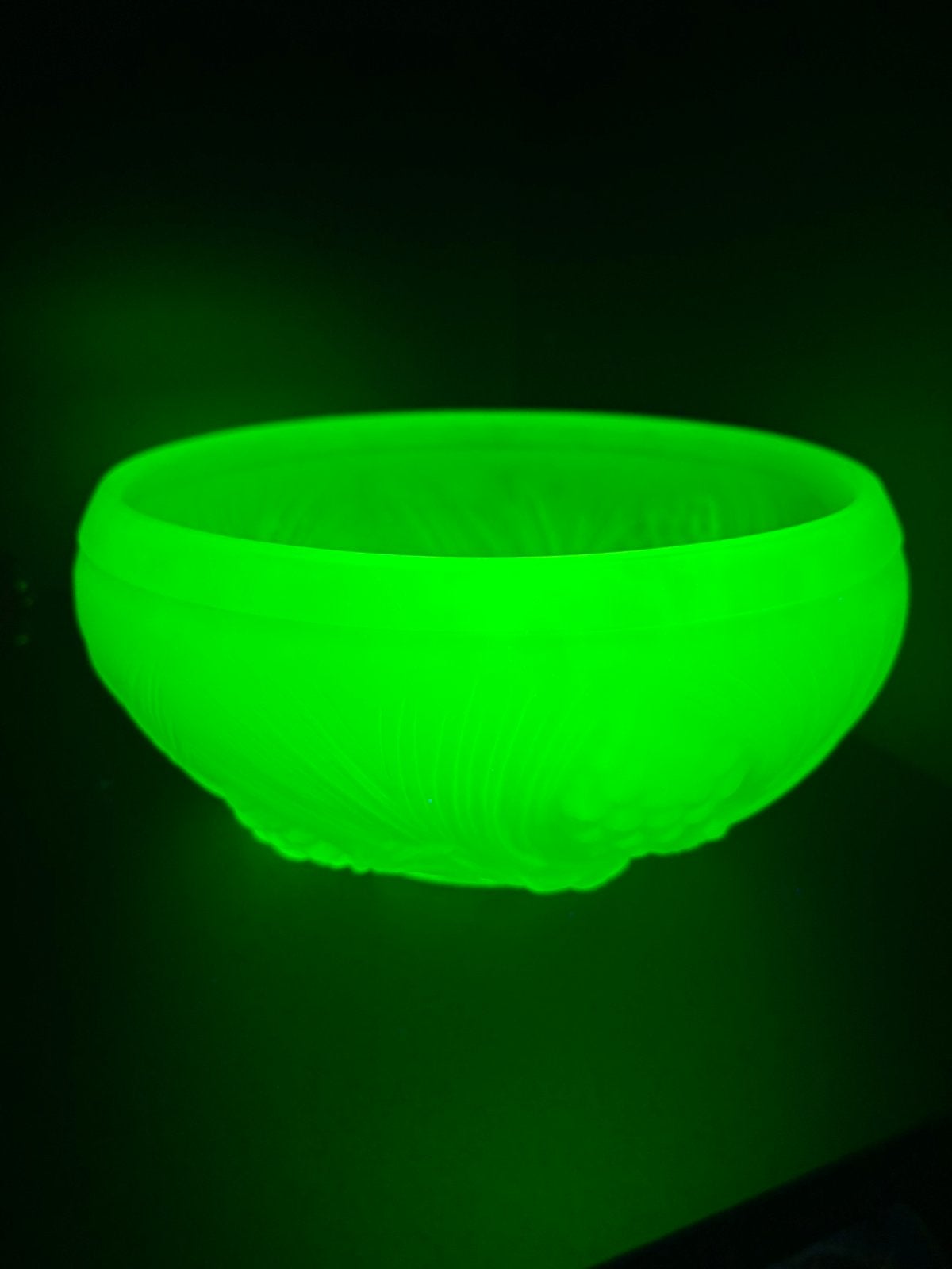 Frosty uranium glas ( Jobling Fircone ), Ophalen of Verzenden