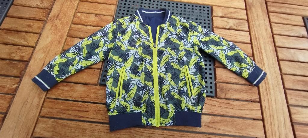 Zomerjas 98 2-zijdig draagbaar, Ophalen of Verzenden, Zo goed als nieuw, Jongen, Jas