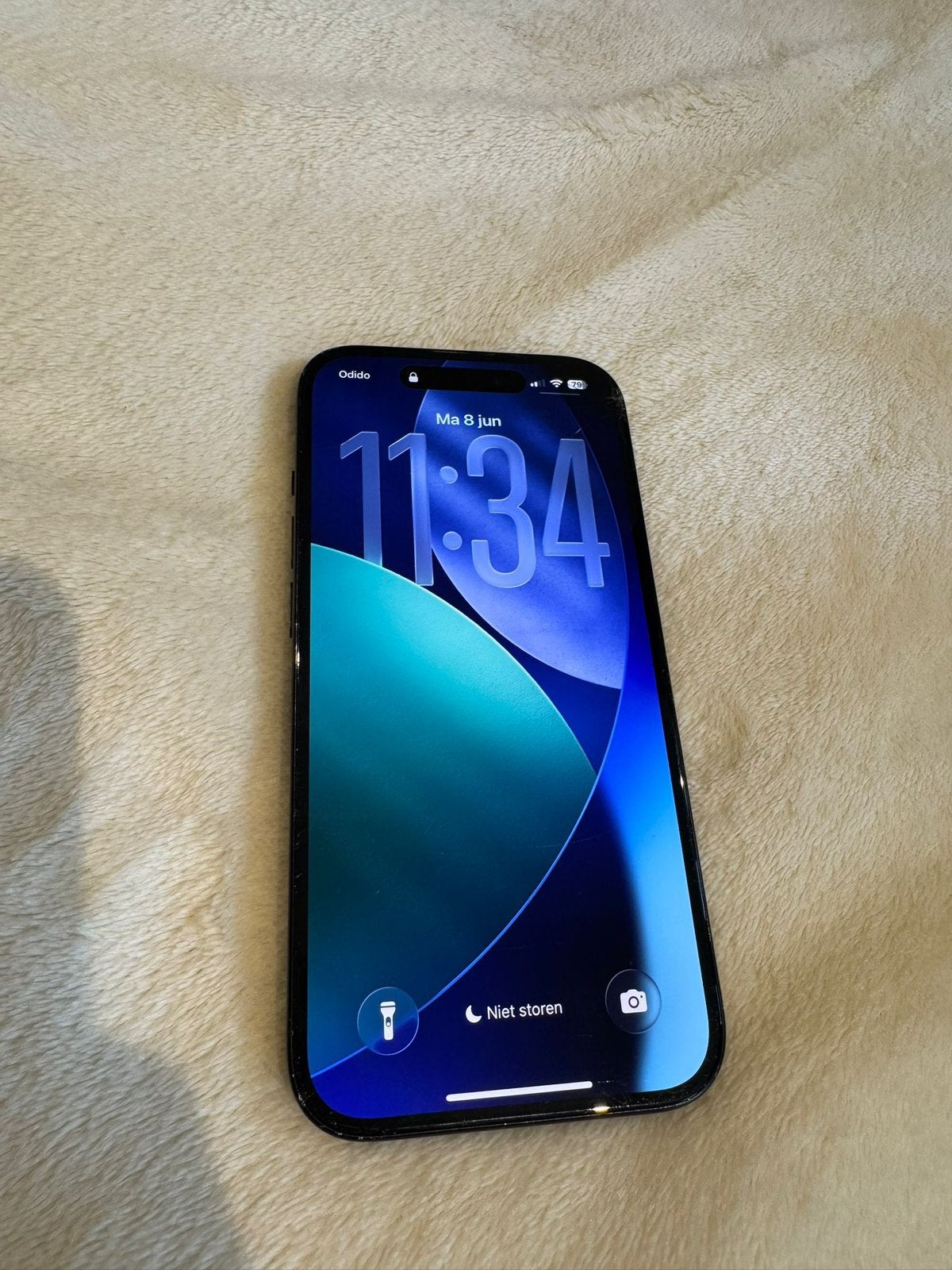 Iphone 15 128gb met schade, 128 GB, IPhone 15, Zwart, Ophalen of Verzenden
