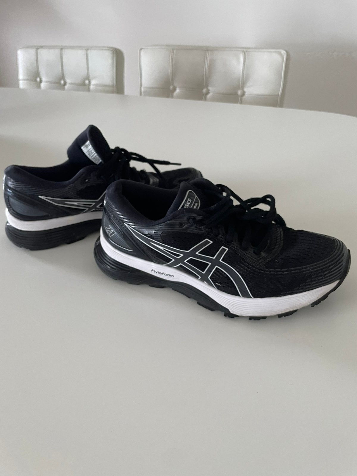 ASICS GEL NIMBUS Zwart 39 Hardloopschoenen, Ophalen, Zo goed als nieuw, Zwart, Sneakers of Gympen