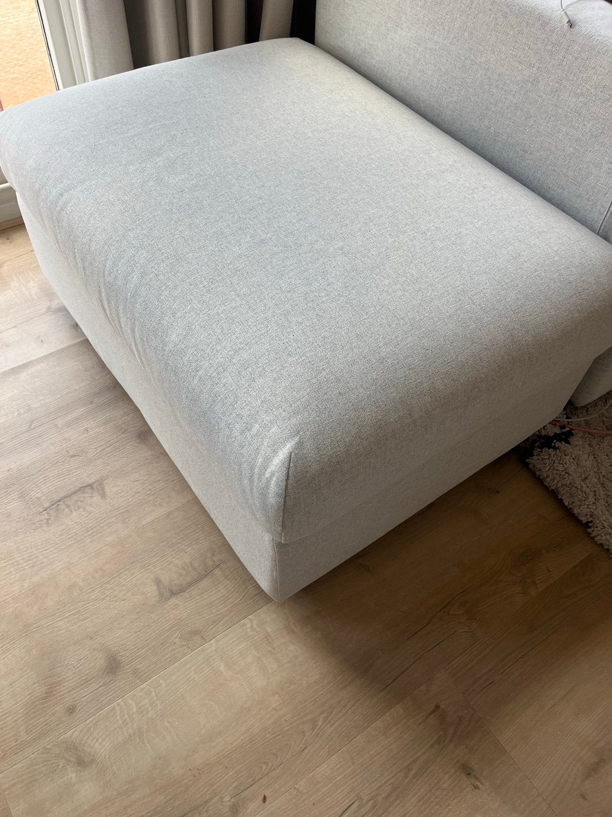 IKEA VIMLE Voetenbank met opbergruimte - Zo goed als nieuw, Ophalen, Zo goed als nieuw, 75 tot 100 cm, Stof