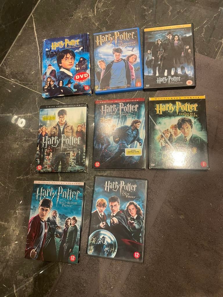 Harry Potter DVd Collectie, Vanaf 12 jaar, Ophalen of Verzenden, Zo goed als nieuw