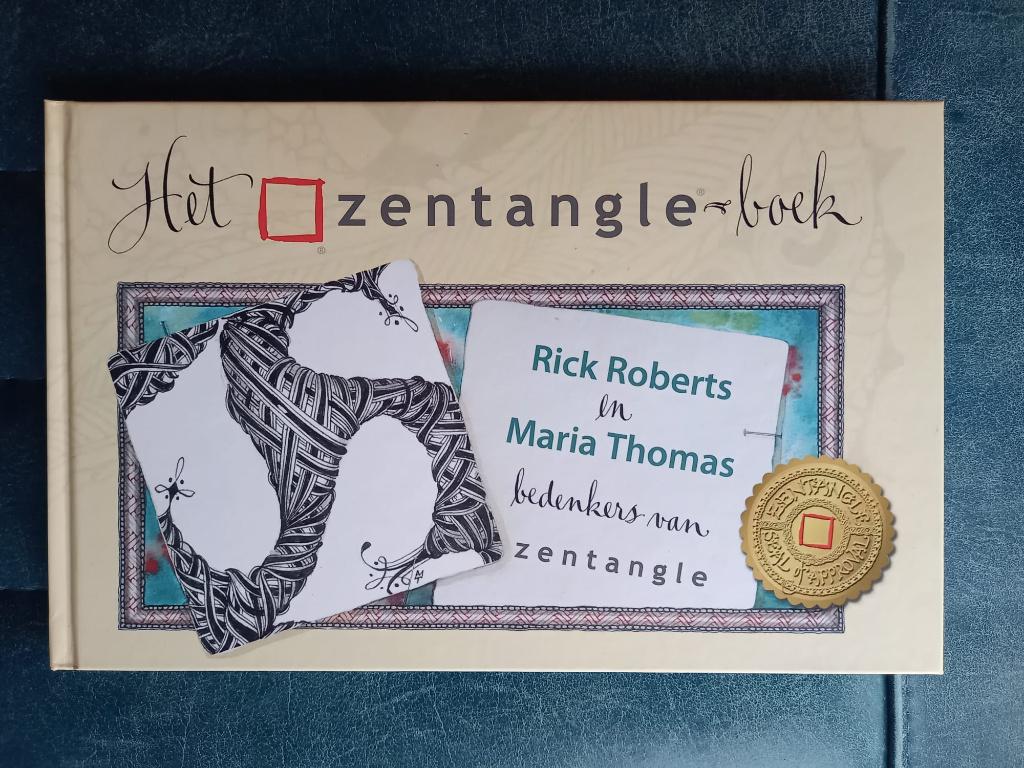 Het Zentangle Boek - Rick Roberts en Maria Thomas, Ophalen of Verzenden, Zo goed als nieuw, Tekenen en Schilderen, Rick Roberts en Maria Thomas