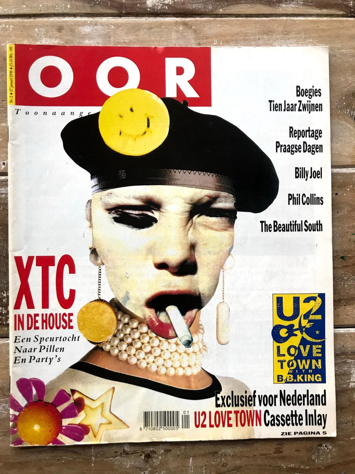 OOR Magazine 1990 BILLY JOEL Beautiful South PHIL COLLINS, Boeken, Ophalen of Verzenden, Zo goed als nieuw, Muziek, Film of Tv