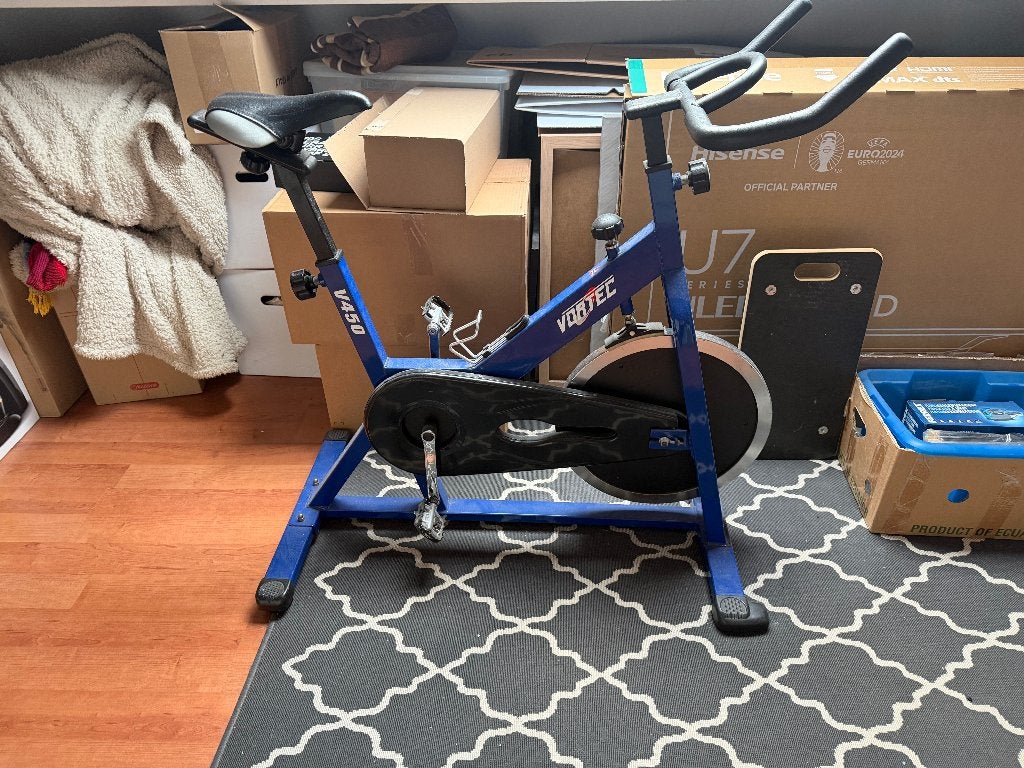 Spinningfiets, Ophalen, Gebruikt, Metaal, Spinningfiets