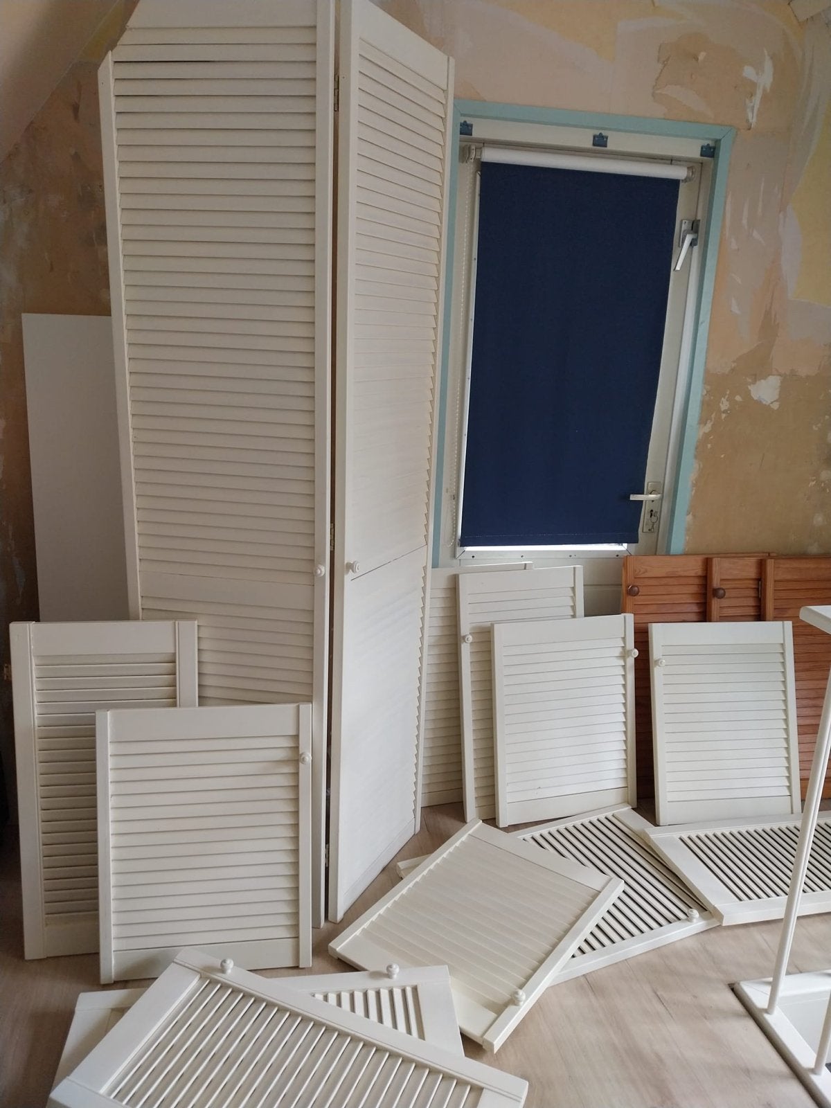 Diverse Louvre Deurtjes en Harmonikadeur - Verschillende Mat, Doe-het-zelf en Verbouw, Gebruikt, 80 tot 100 cm, Overige typen