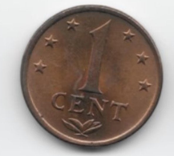 Nederlandse Antillen 1 cent 1976 KM# 8, Verzenden, Midden-Amerika, Losse munt