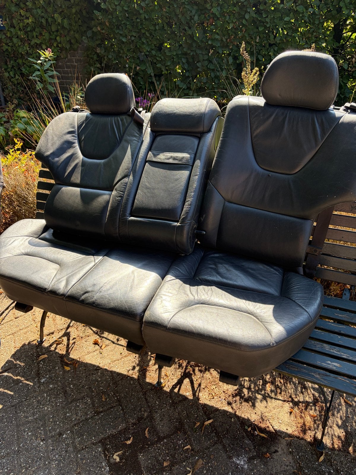 Volvo V70 achterbank leer - Zwart, Auto-onderdelen, Interieur en Bekleding, Ophalen, Gebruikt, Volvo