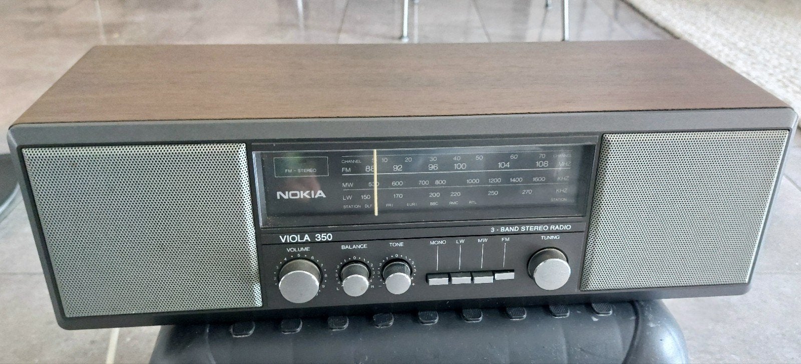 Nokia Viola 350 3-bands vintage stereoradio, Ophalen of Verzenden, Zo goed als nieuw, Radio