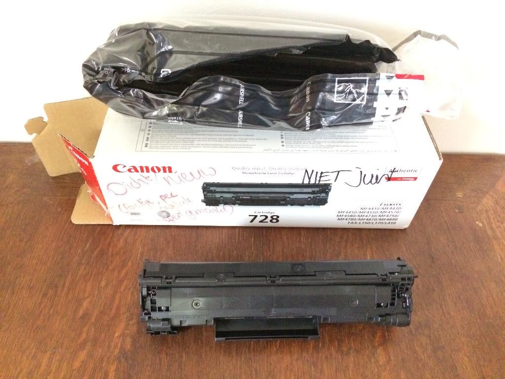 Canon laser cartridge 728 origineel nieuw voor div. printers, Ophalen of Verzenden, Nieuw, Cartridge, Canon