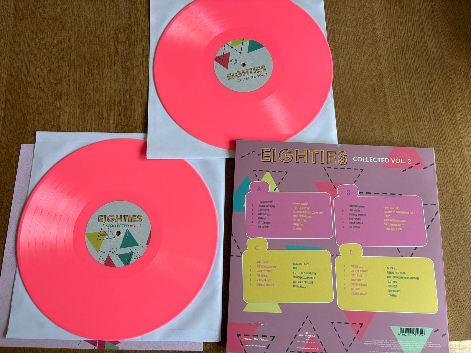 Eighties Collected Vol. 2 - Neon Roze Dubbel LP, Pop, Colored vinyl, Ophalen of Verzenden, Zo goed als nieuw